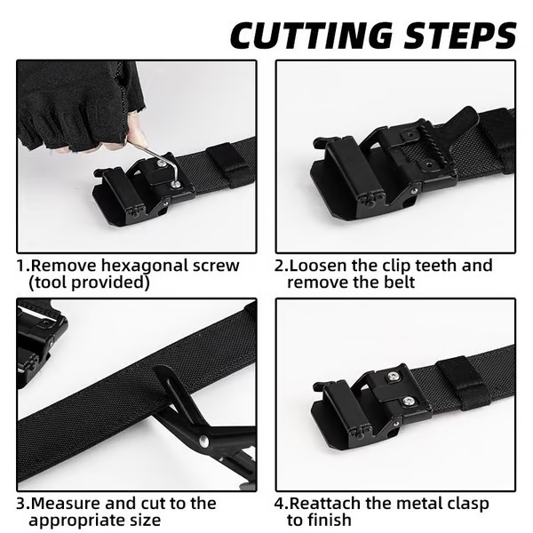 💥Clearance price $19.9 - EDC Nylon Ratchet Belt