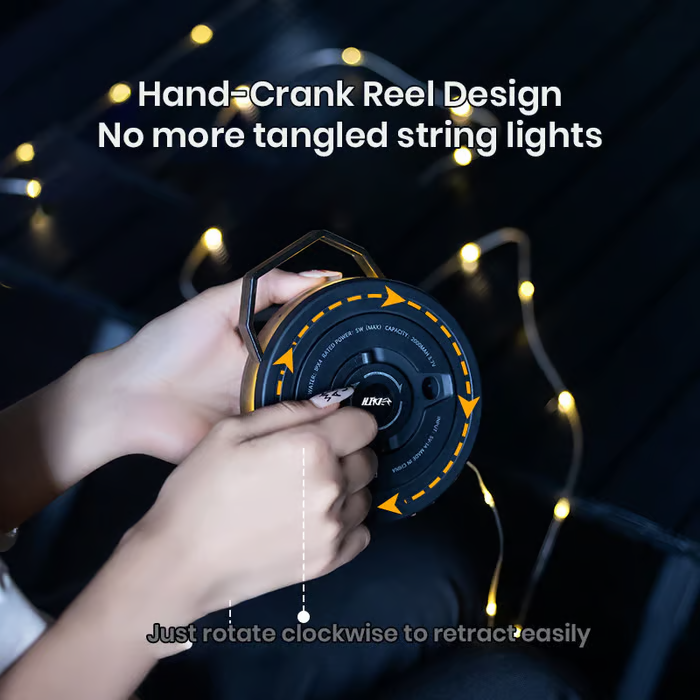 💥Clearance price $29.99🔥Retractable Camping Light – Lantern & String Lights in One