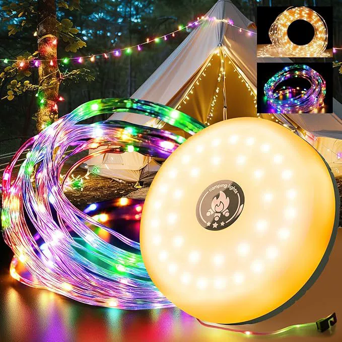 💥Clearance price $29.99🔥Retractable Camping Light – Lantern & String Lights in One